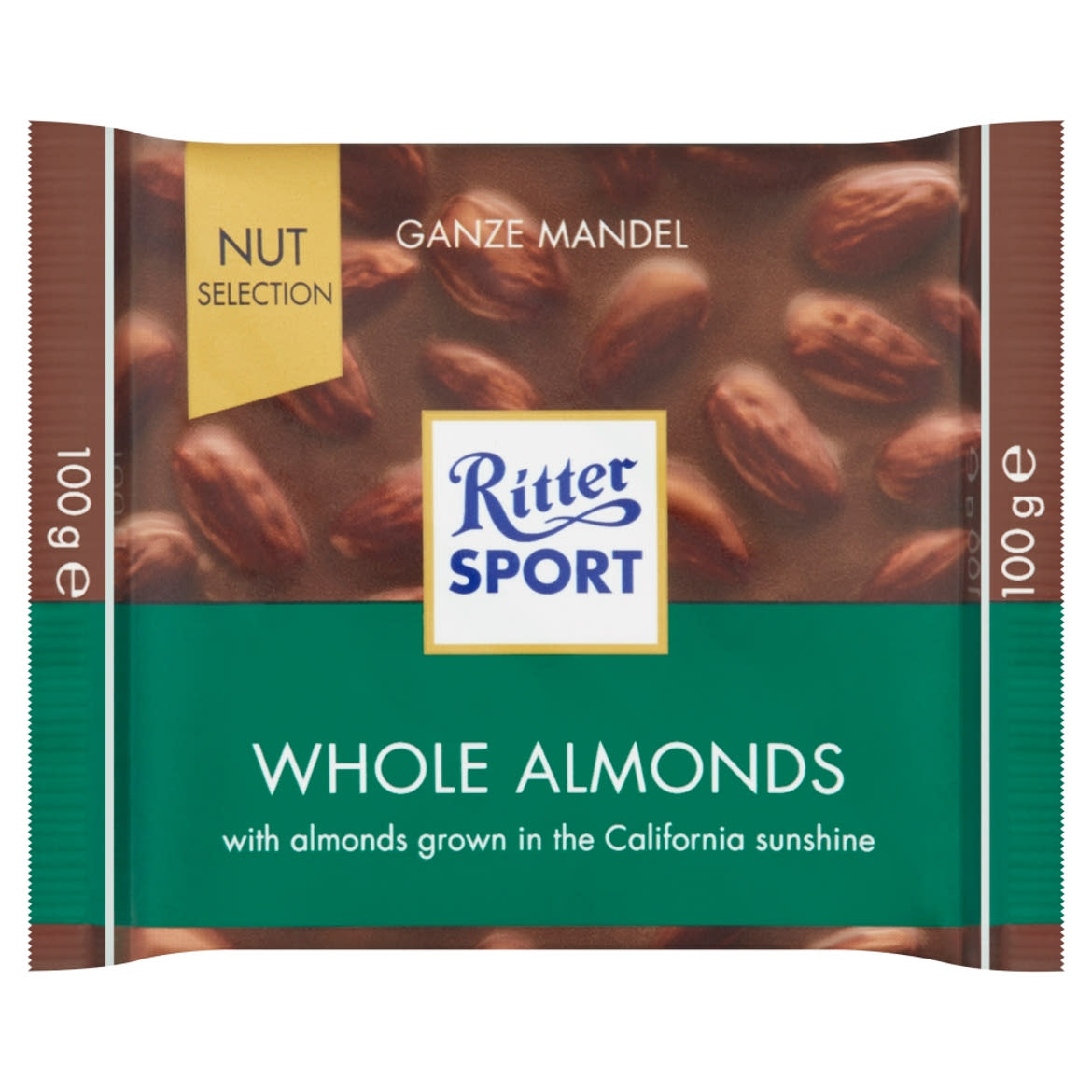 Ritter Sport tejcsokoládé egész mandulával