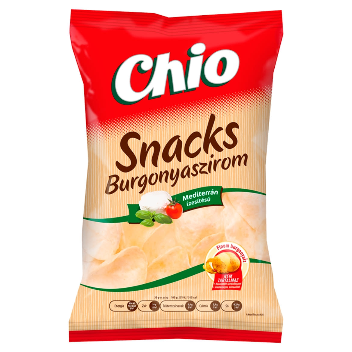 Chio Snacks mediterrán ízesítésű burgonyaszirom