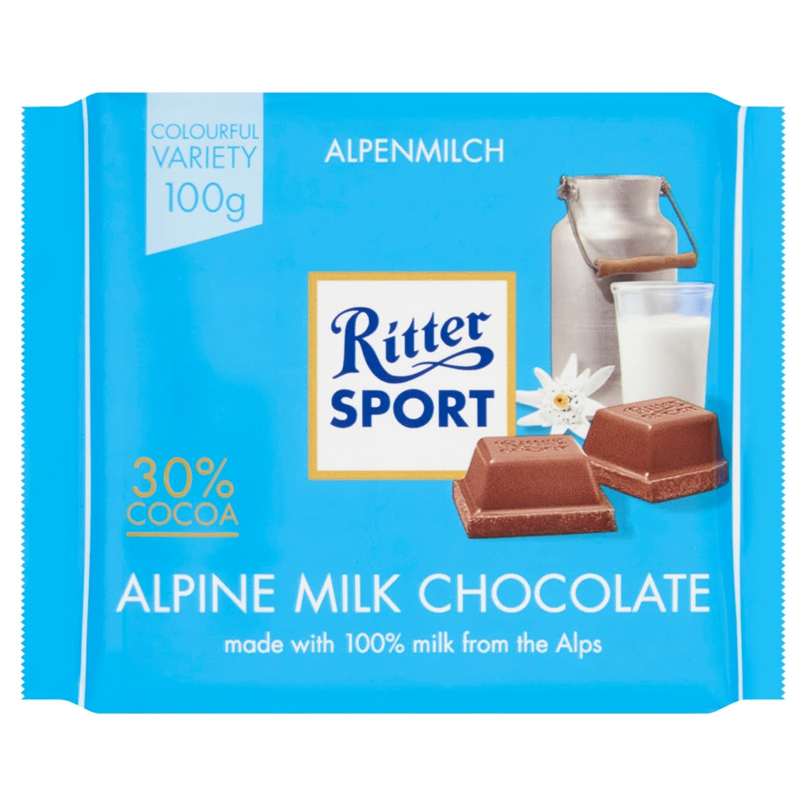 Ritter Sport alpesi tejcsokoládé