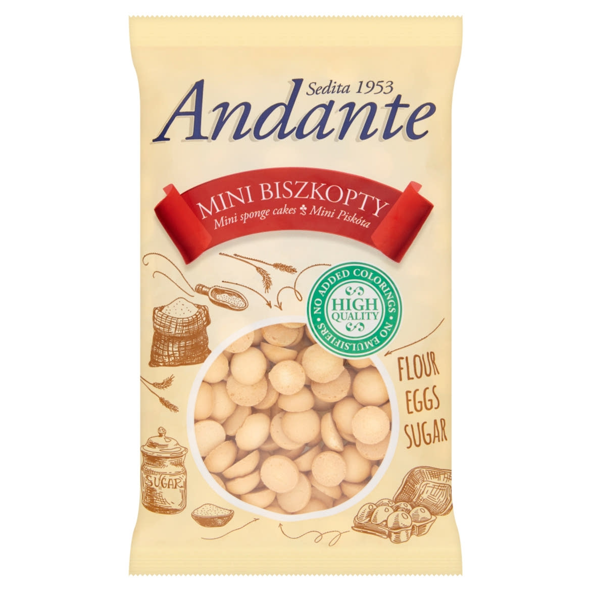 Andante mini piskóta