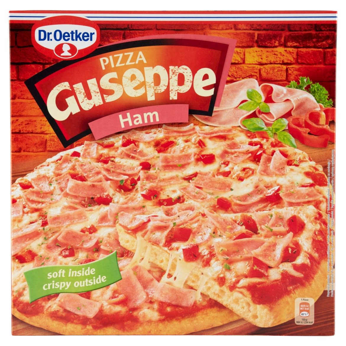 Dr. Oetker Guseppe gyorsfagyasztott sonkás pizza