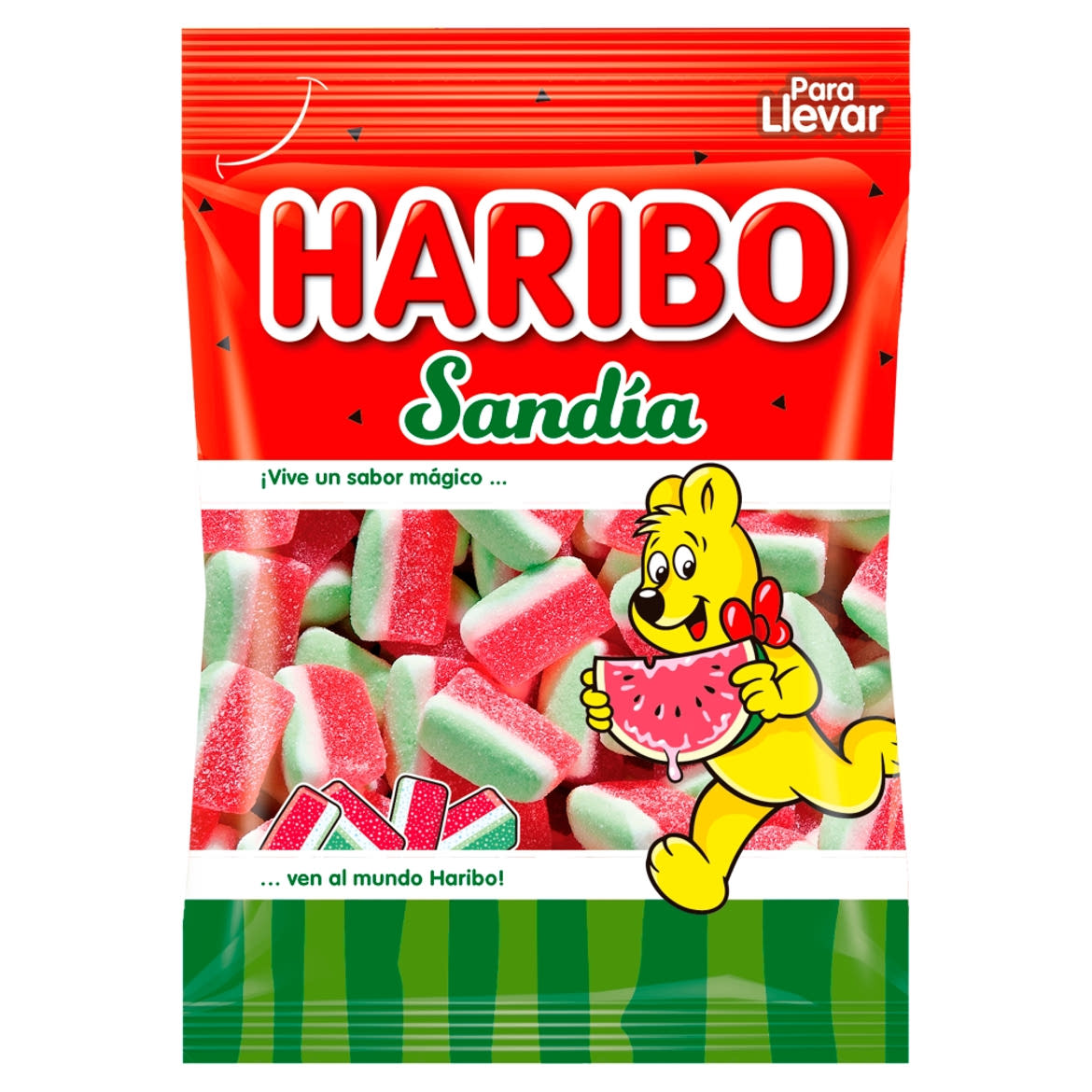 Haribo Sandía gyümölcsízű gumicukorka