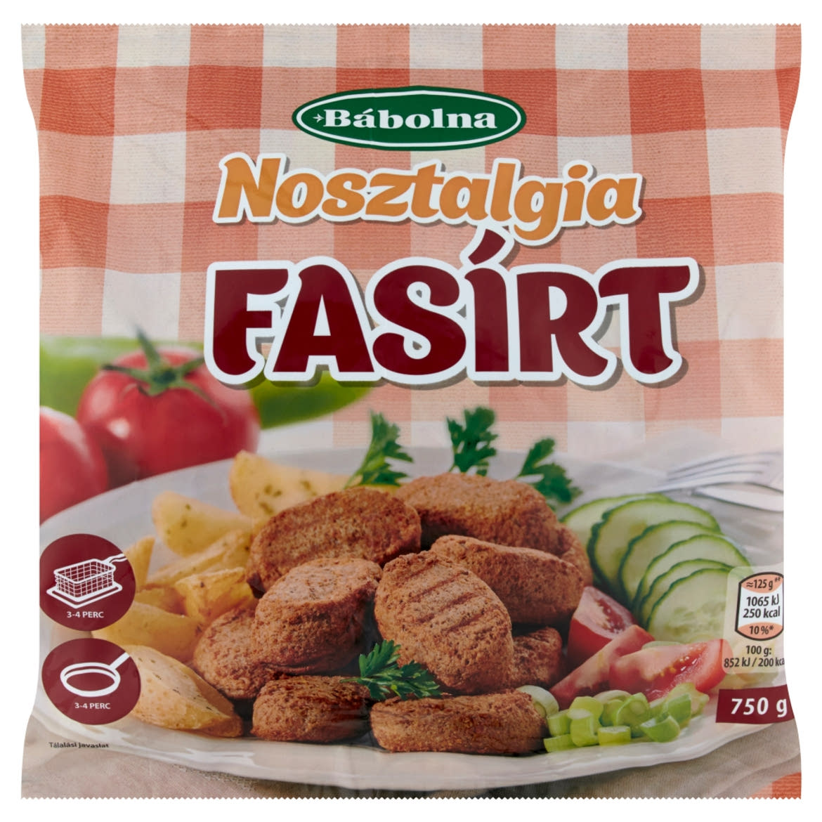 Bábolna Nosztalgia gyorsfagyasztott fasírt 750 g