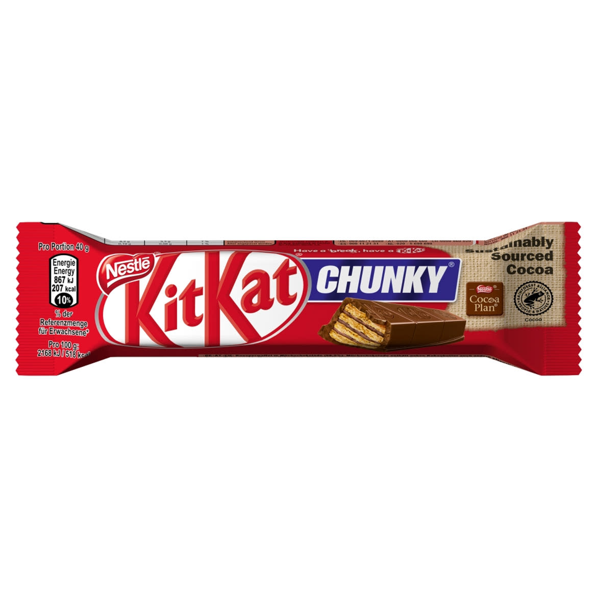 KitKat Chunky ropogós ostya tejcsokoládéban