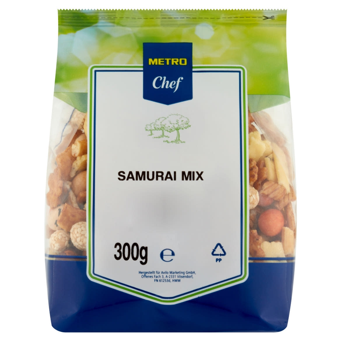 Metro Chef Samurai Mix kukoricás snack és földimogyoró fűszeres tésztabundában