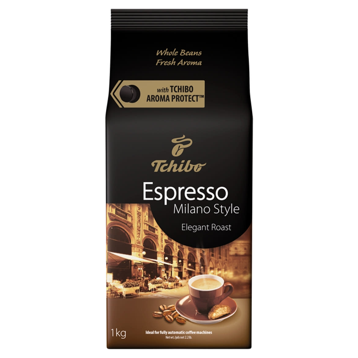 Tchibo Espresso Milano Style szemes, pörkölt kávé