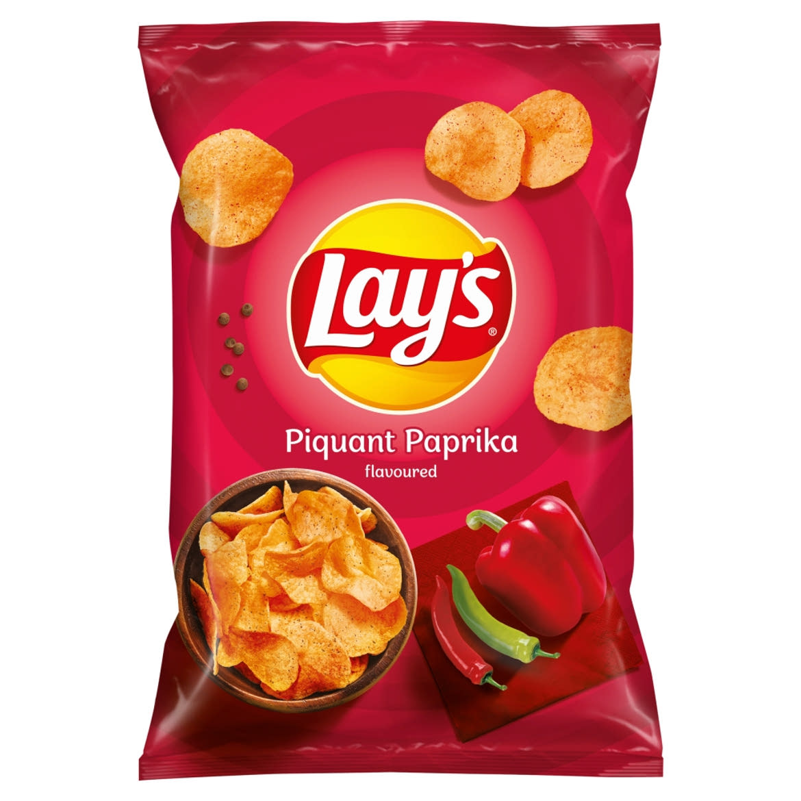Lay's pikáns paprikás ízű burgonyachips 140 g