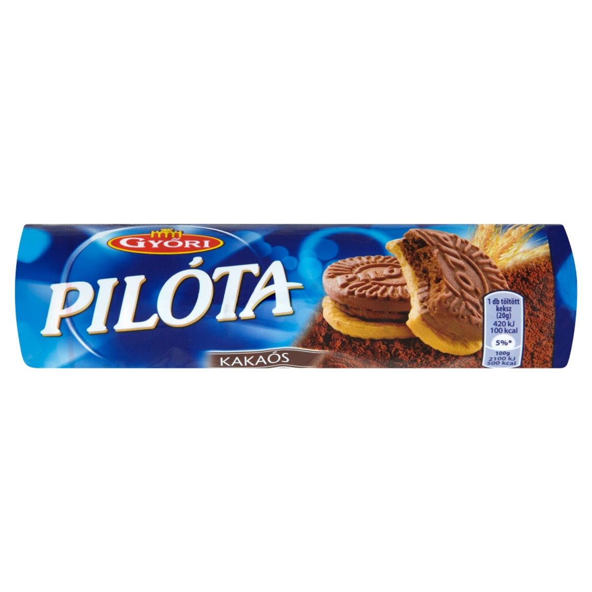 Győri Pilóta kakaós krémmel töltött keksz