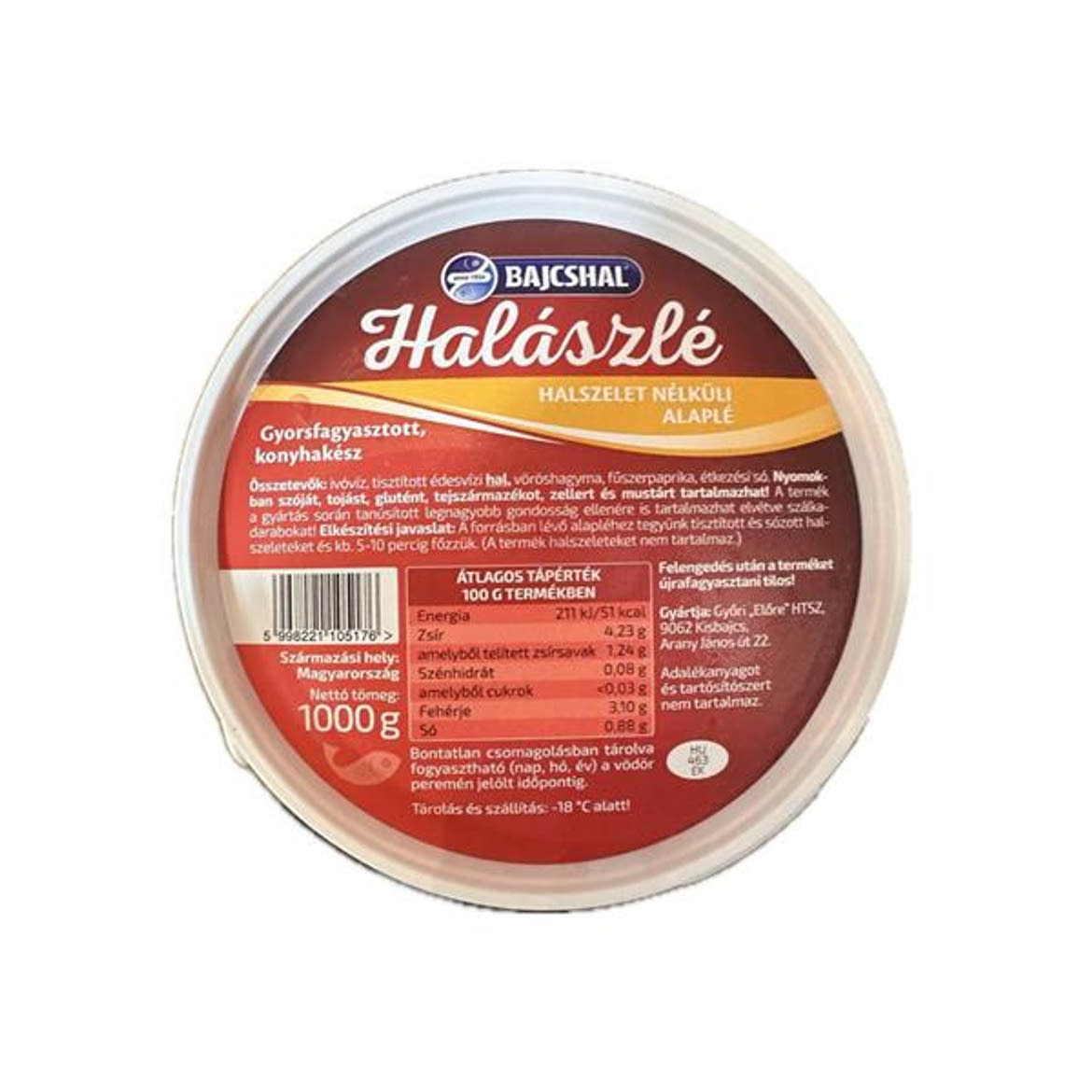 Halászlé alap gyorsfagyasztott