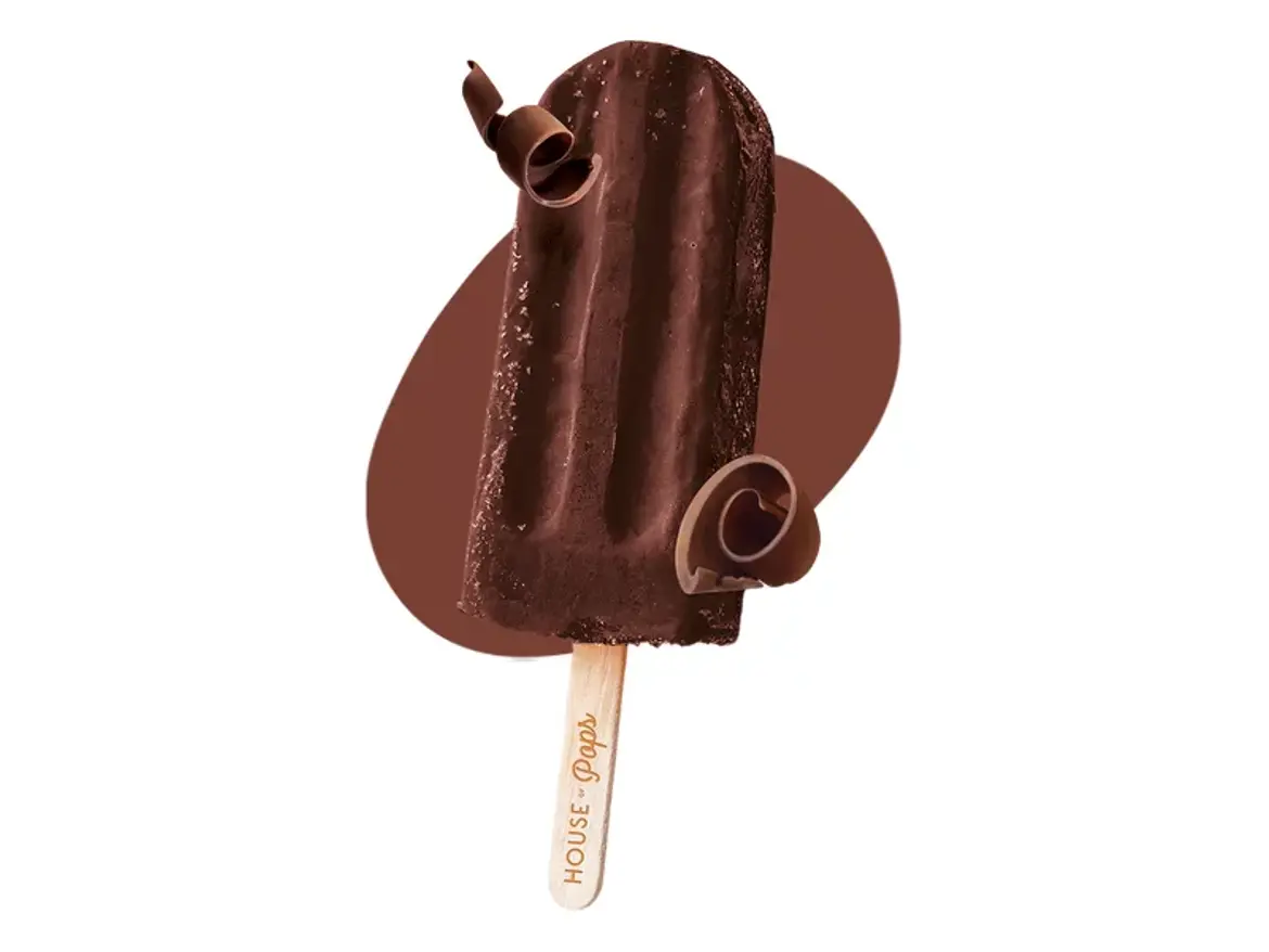 House of Pops Fancy Chocolate Csokoládé ízesítésű csokoládé bevonattal jégkrém