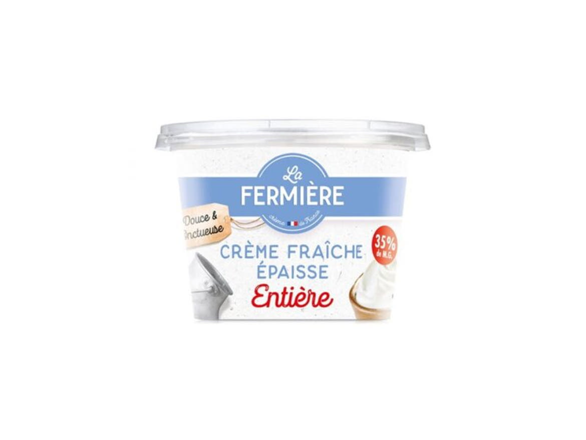 La Fermiére Creme Fraiche Épaisse teljes tejszín 35% zsírtartalom 196g