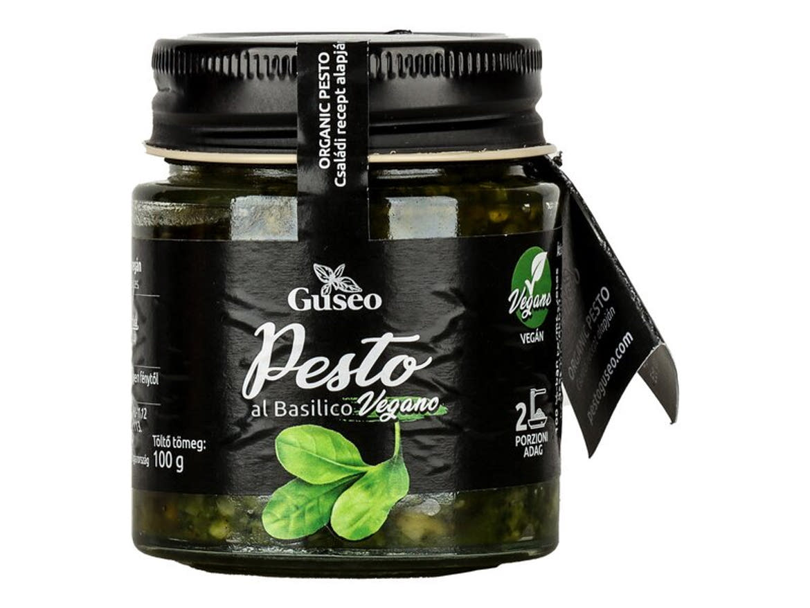 Guseo Pesto Vegano vegán bazsalikom pesto