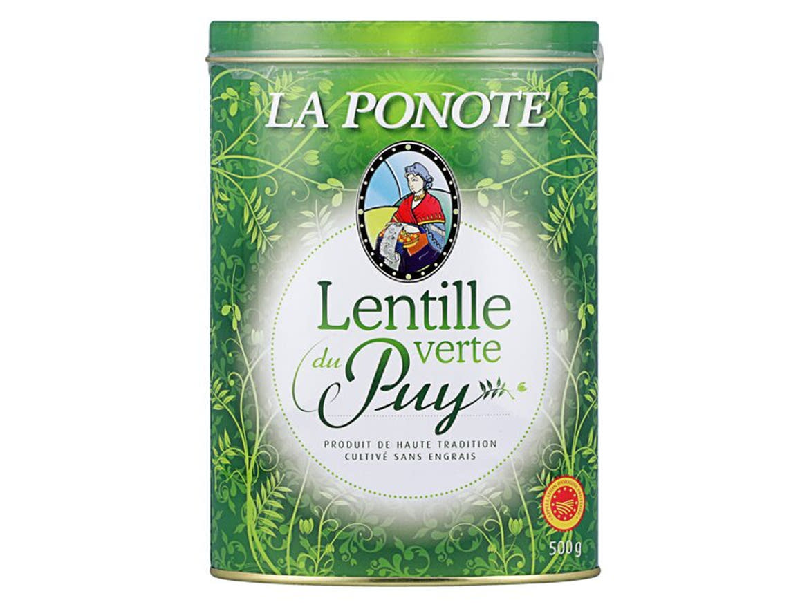 La Ponote Zöld Puy lencse fémdobozos