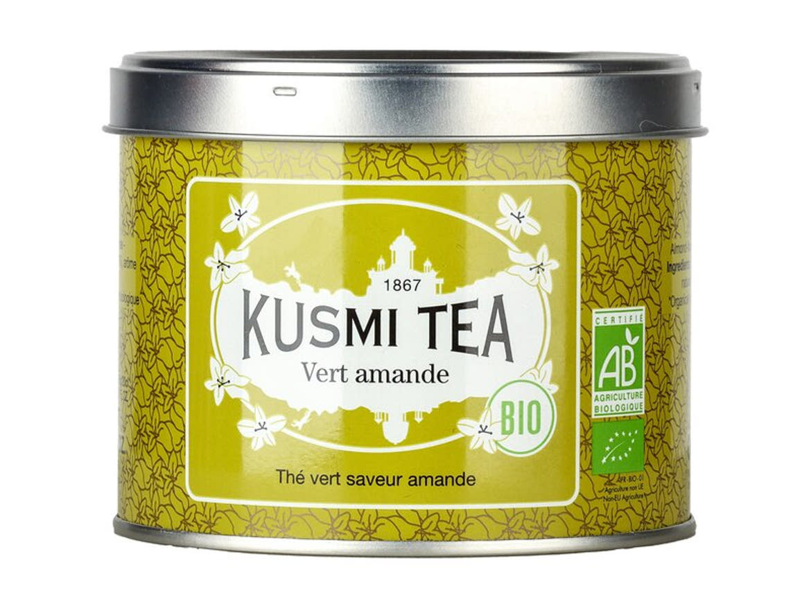 Kusmi Mandula ízesítésű szálas zöld tea