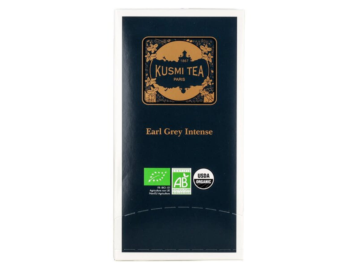 Kusmi Earl Grey Intense citromhéjjal és bergamottal ízesített fekete tea 25 filter