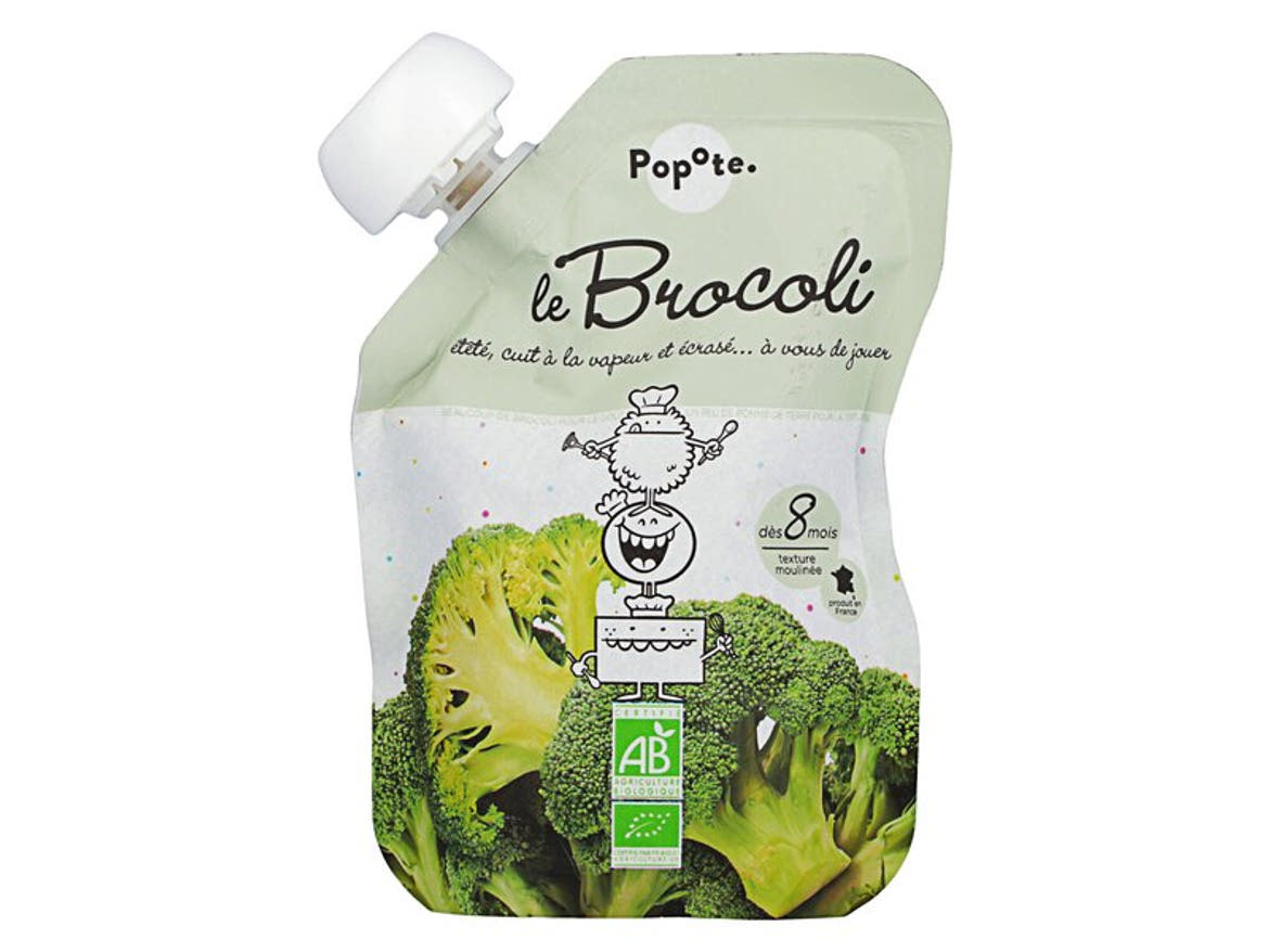 Popote Bio bébiétel Brokkolipüré burgonyával