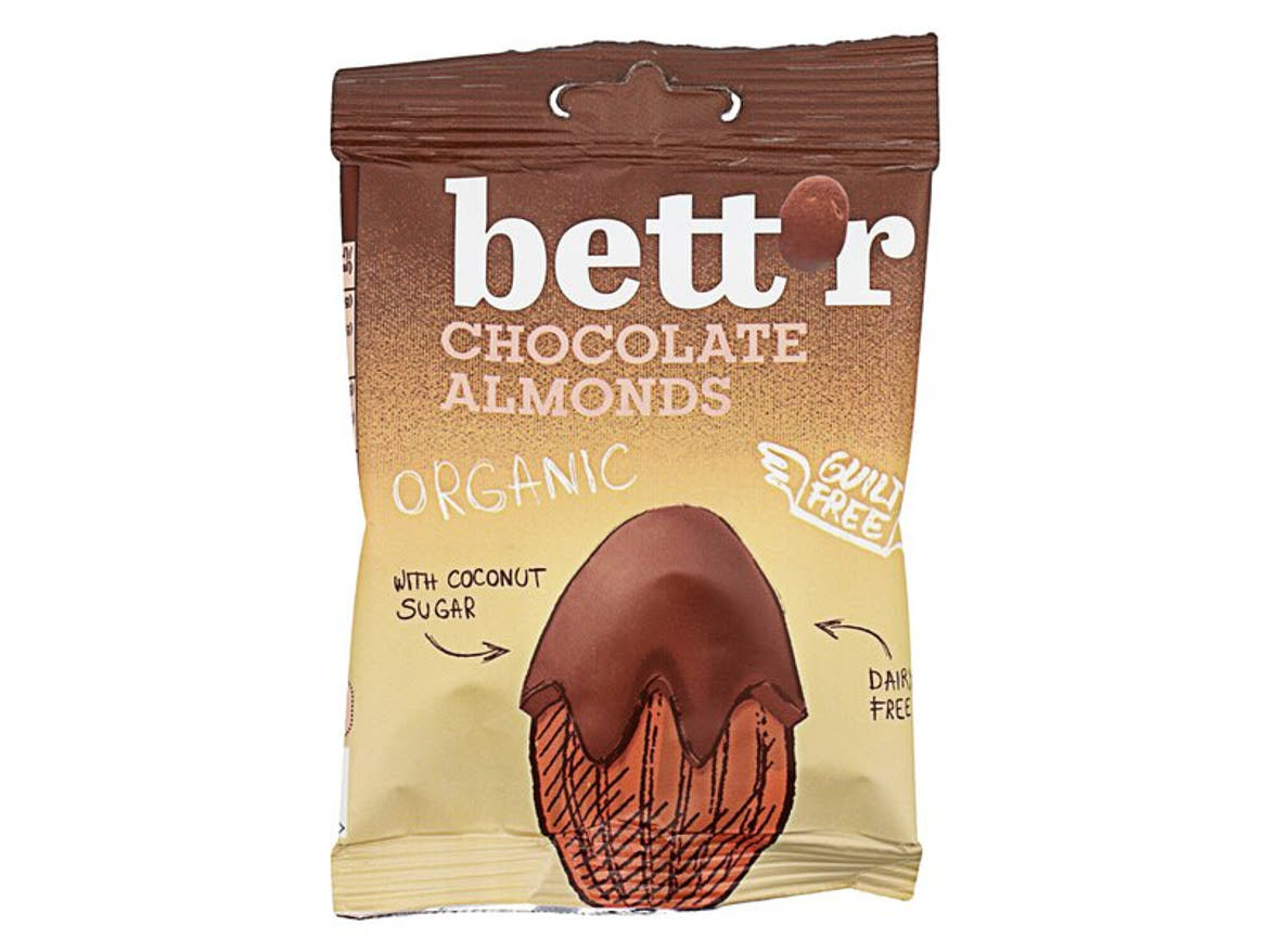 Bett'r Organic mandula csokoládés bevonattal Bio