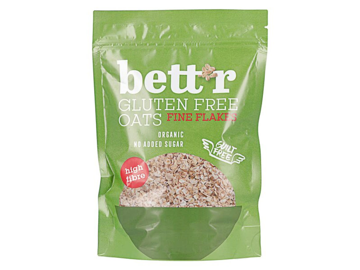 Bett'r Organic Bio gluténmentes finomszemű zabpehely