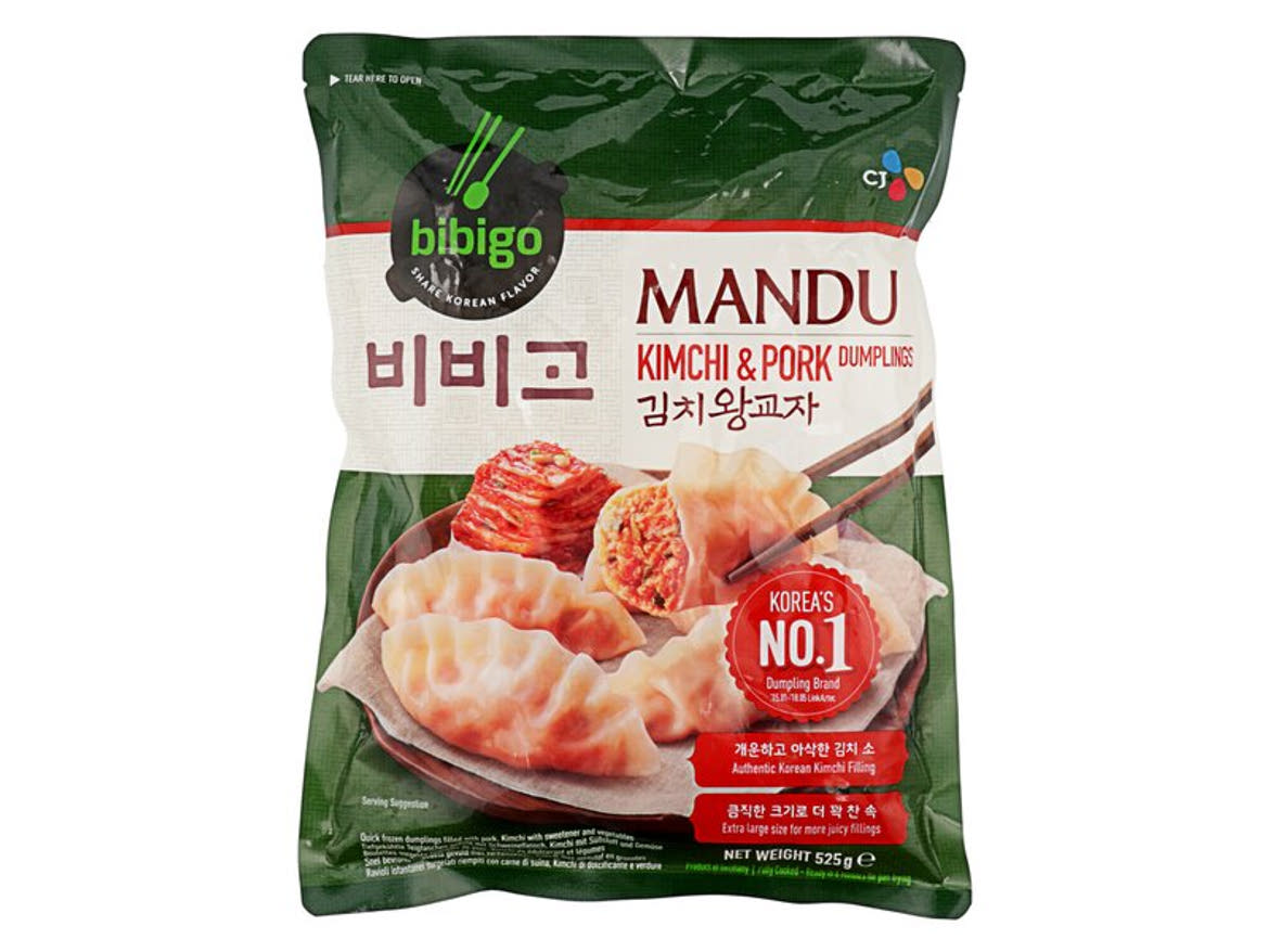 Bibigo Mandu koreai tésztagombócok sertéshússal és kimchivel töltve