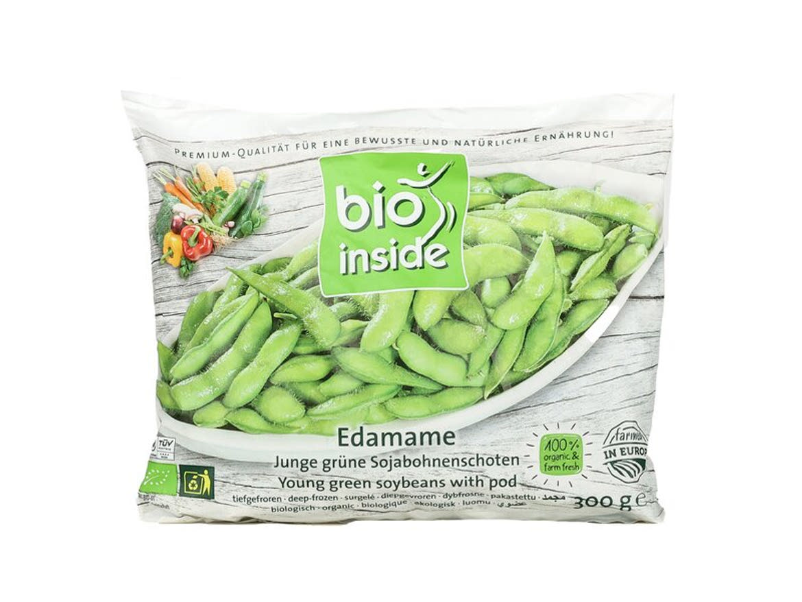 BioInside Bio fagyasztott zsenge, zöld hüvelyes szójabab