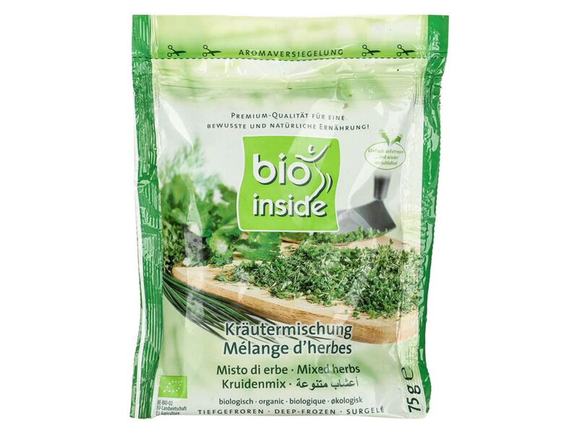 BioInside Gyorsfagyasztott aprított Bio zöldfűszer mix