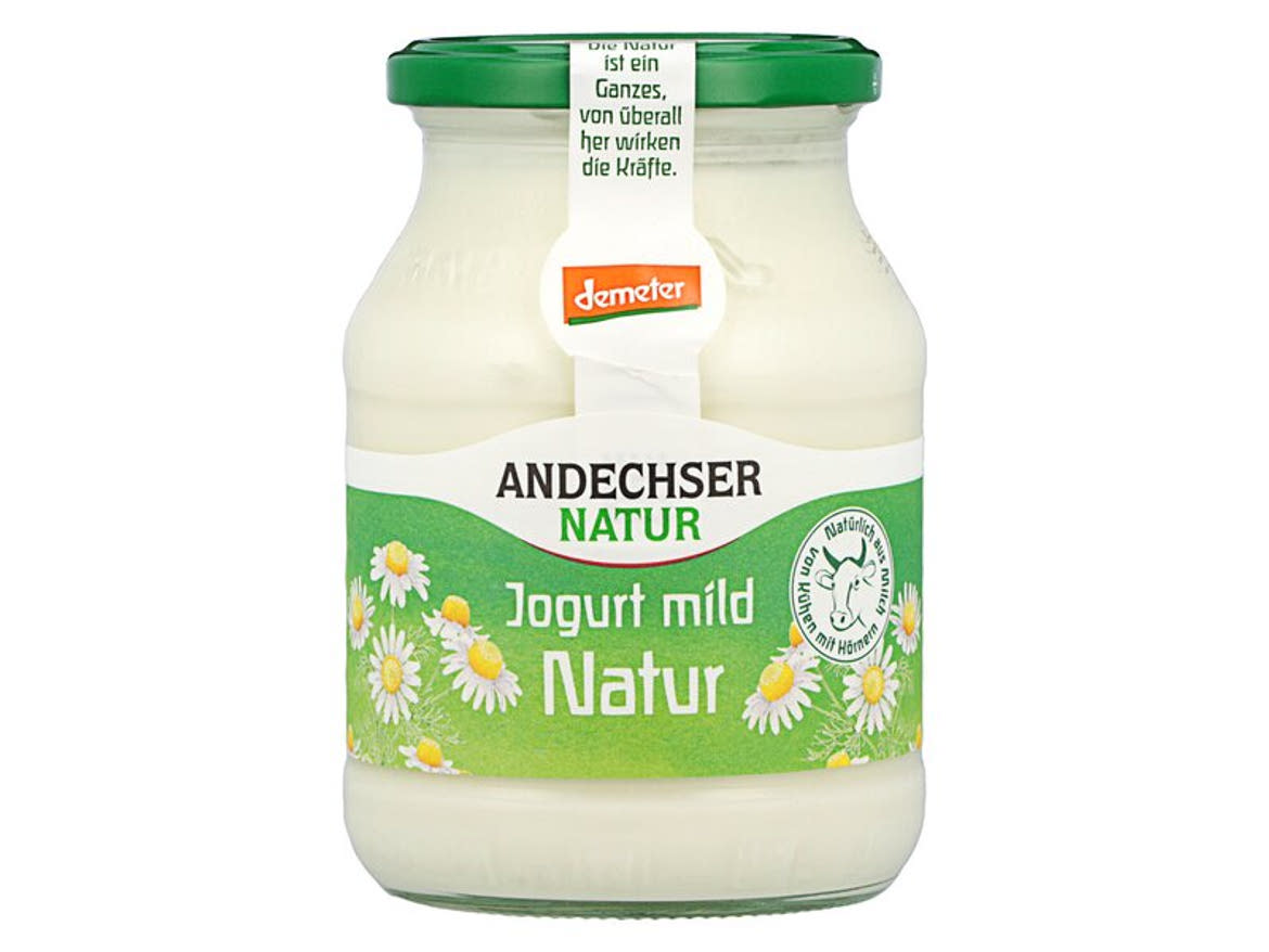 Andechser joghurt-natúr mild 3,7%