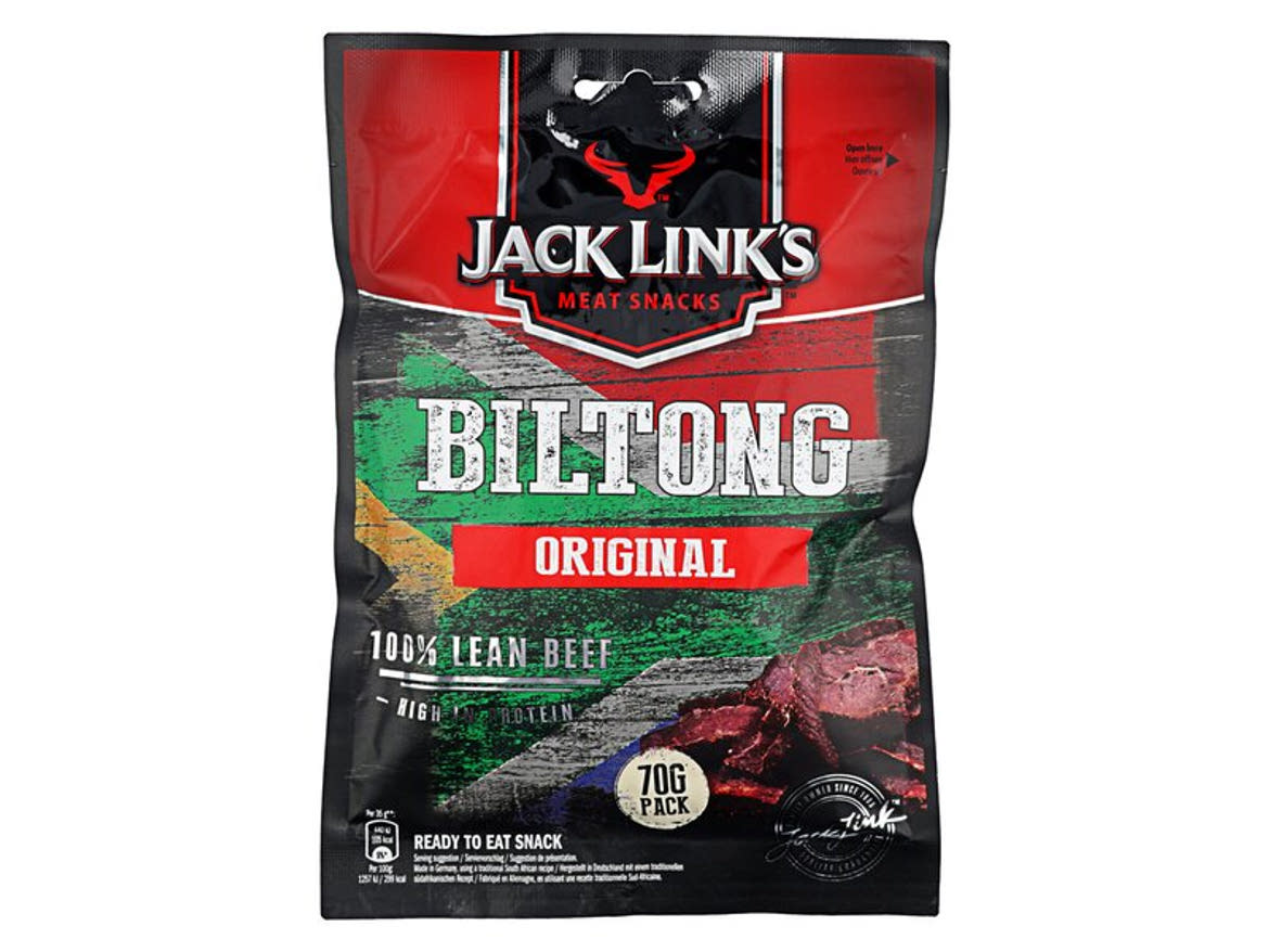 Jack Links Biltong szárított, pácolt marhahús szeletek