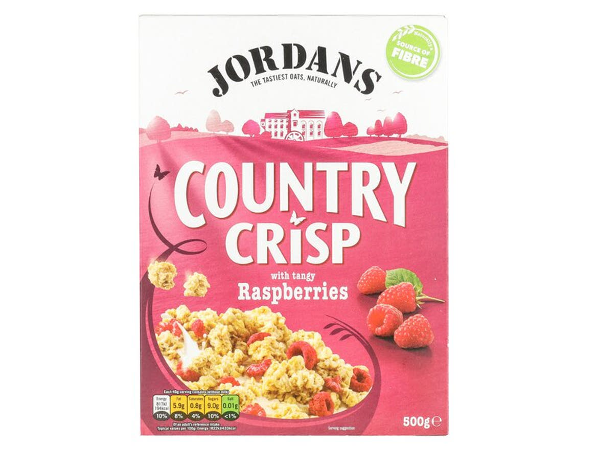 Jordans Country Crisp málnás müzli