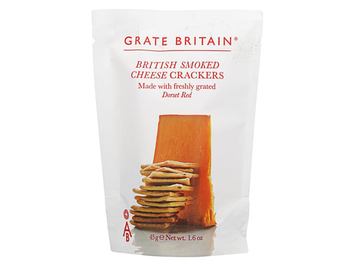 Artisan Biscuits Grate Britain füstölt sajtos kréker keksz
