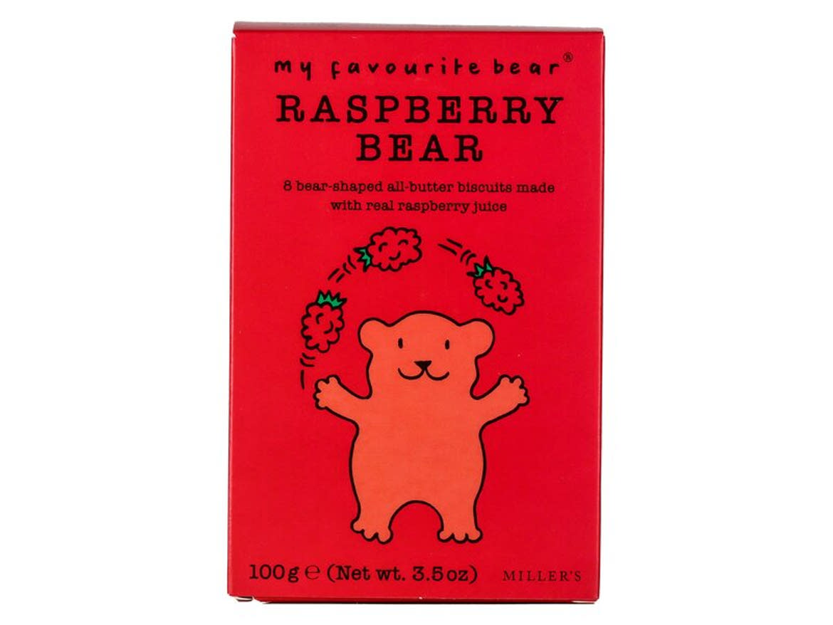 Artisan Biscuit Raspberries bear málnás keksz