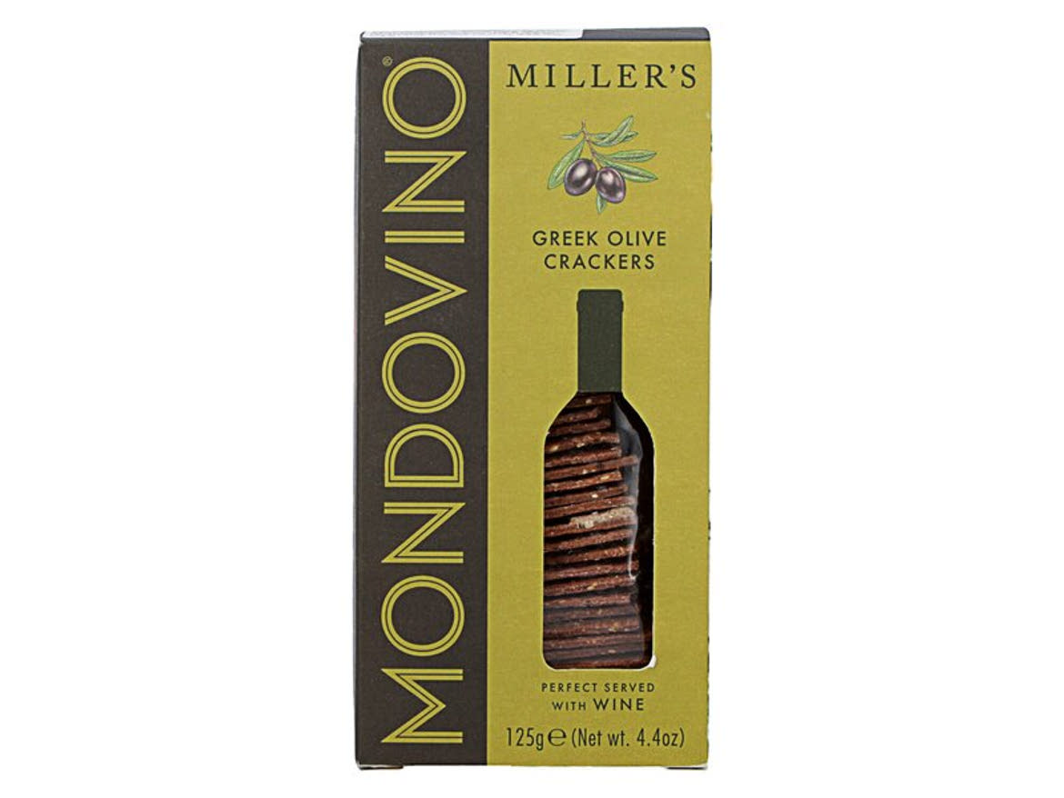 Miller’s Mondovino keksz görög olívabogyóval