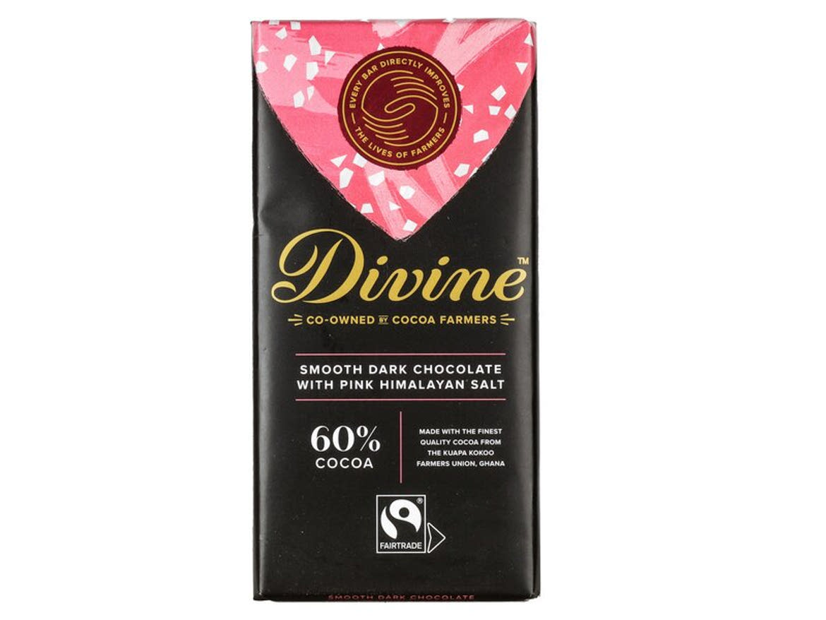 Divine Étcsokoládé rózsaszín himalája sóval 60%