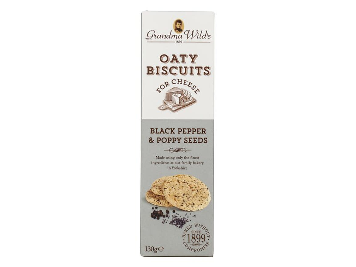 Gwilds Oaty Biscuits Black Pepper & Poppy Seeds