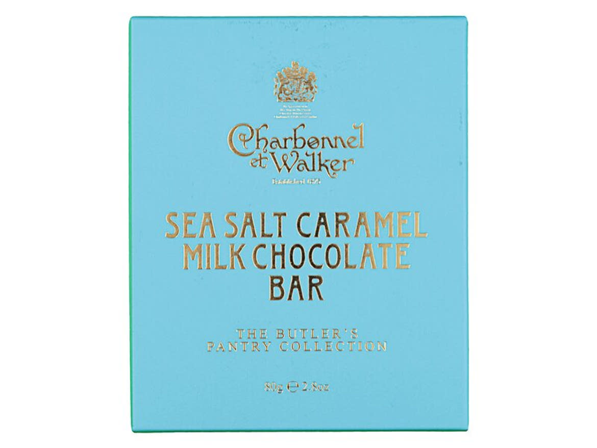 Charbonnel et Walker The Butler's Collection tengeri sós karamellás tejcsokoládé szelet