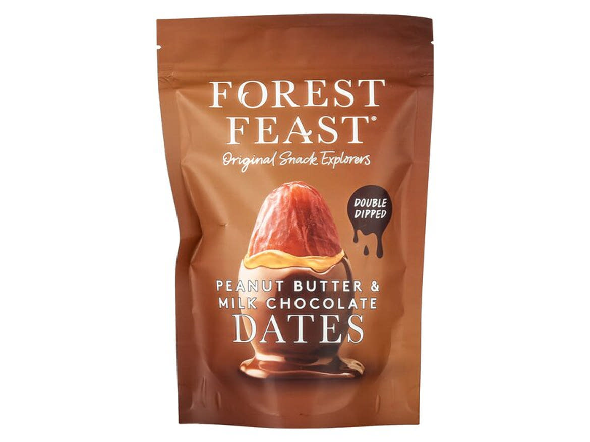 Forest Feast Mogyoróvajas tejcsokoládéba mártott datolyaszemek