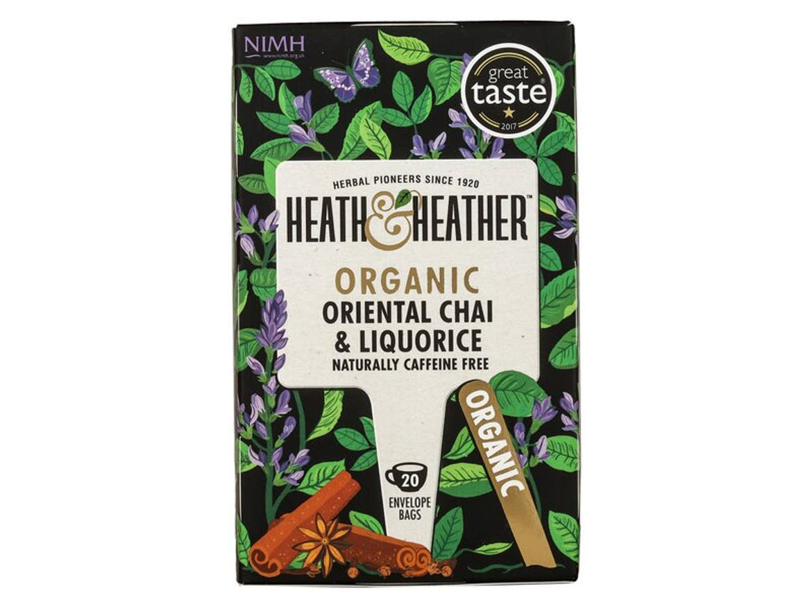 Heath & Heather bio keleti chai és édesgyökér tea 20 filter