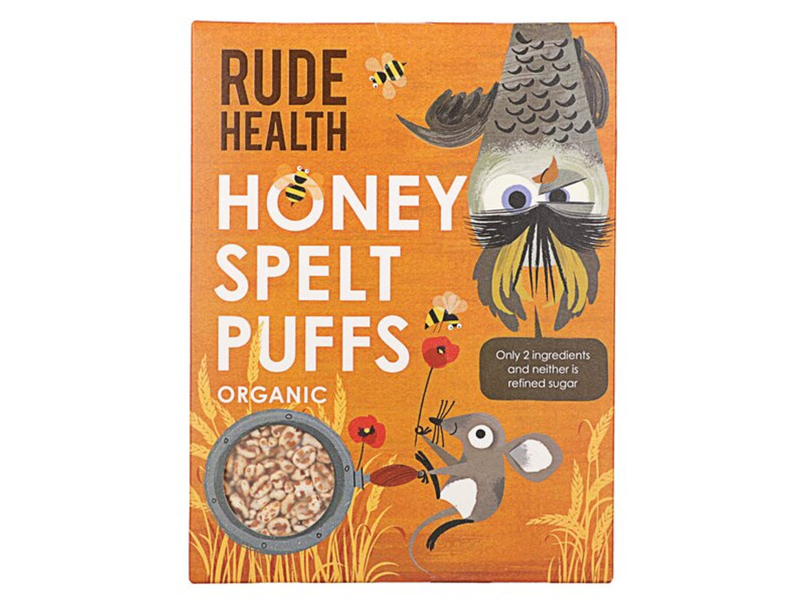 Rude Health bio mézes puffasztott tönkölybúza