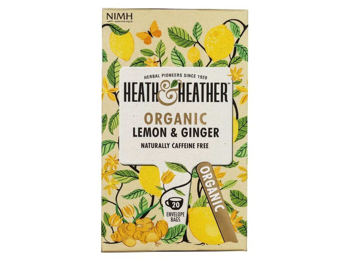 Heath & Heather Bio Citrom és Gyömbér tea 20 filter