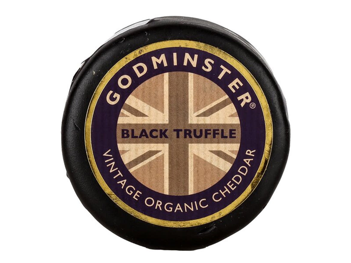 Godminster bio cheddar sajt fekete szarvasgombával