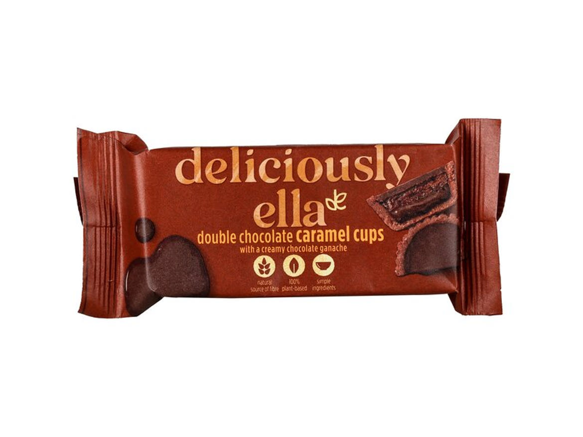 Deliciously Ella Duplacsokoládés karamellás kosárkák