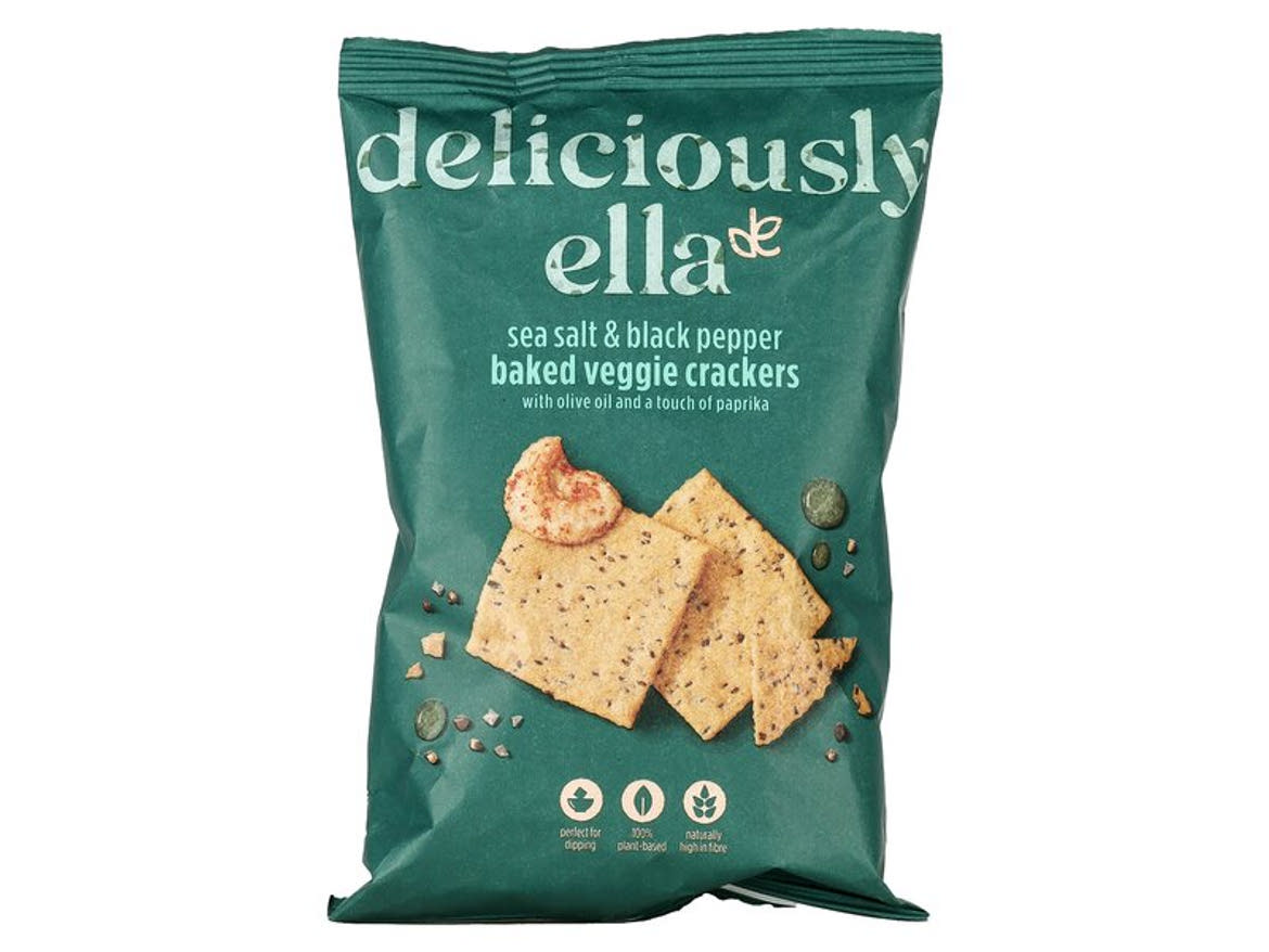 Deliciously Ella Gluténmentes zöldségchips olívaolajjal tengeri sóval és borssal