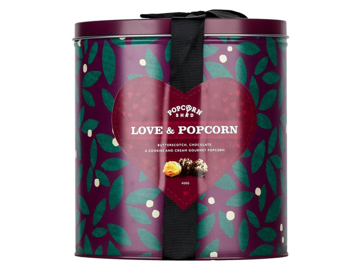 Popcorn Shed Love & Popcorn fémdobozos popcorn mix