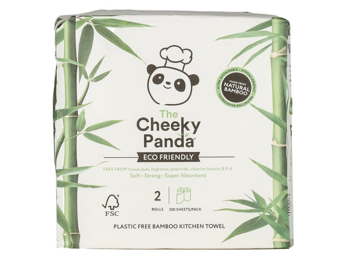 The Cheeky Panda műanyagmentes bambusz konyhai törlőkendő