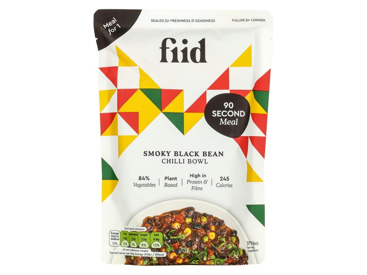 fiid Füstös ízű chilis feketebab 2 perces egytálétel