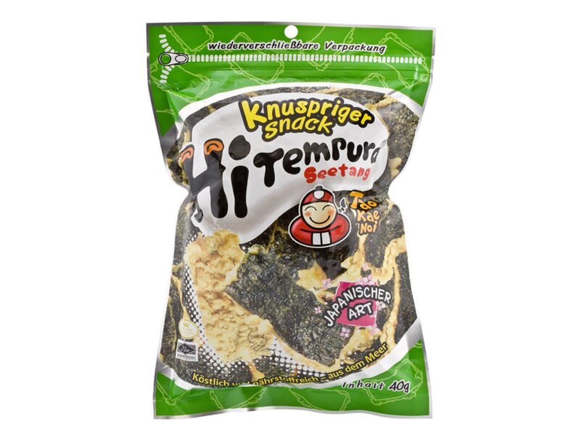 Tao Kae Noi tempurás alga snack