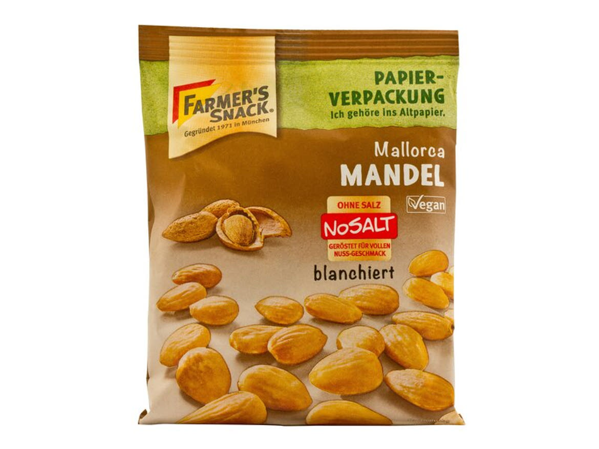 Farmer's blansírozott, pörkölt mandula