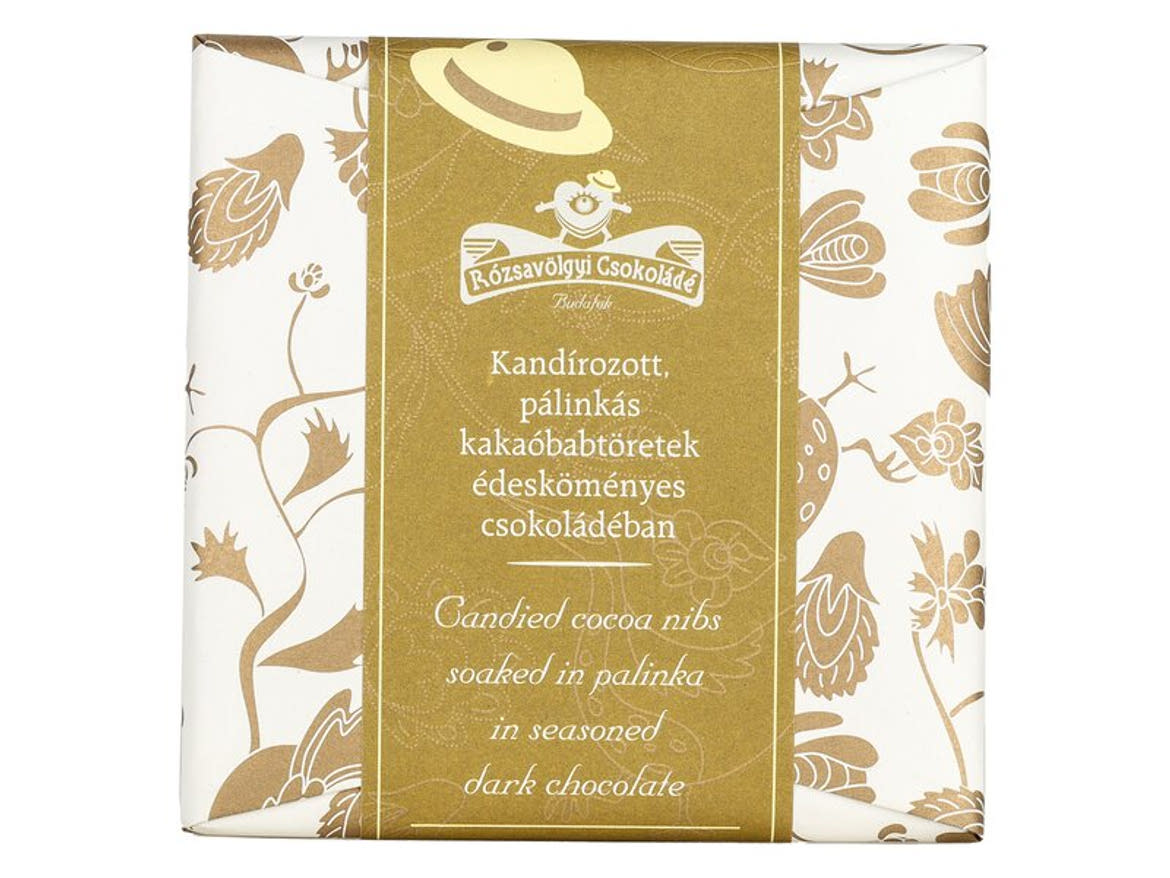 Rózsavölgyi pálinkás-kakaóbabos csoki