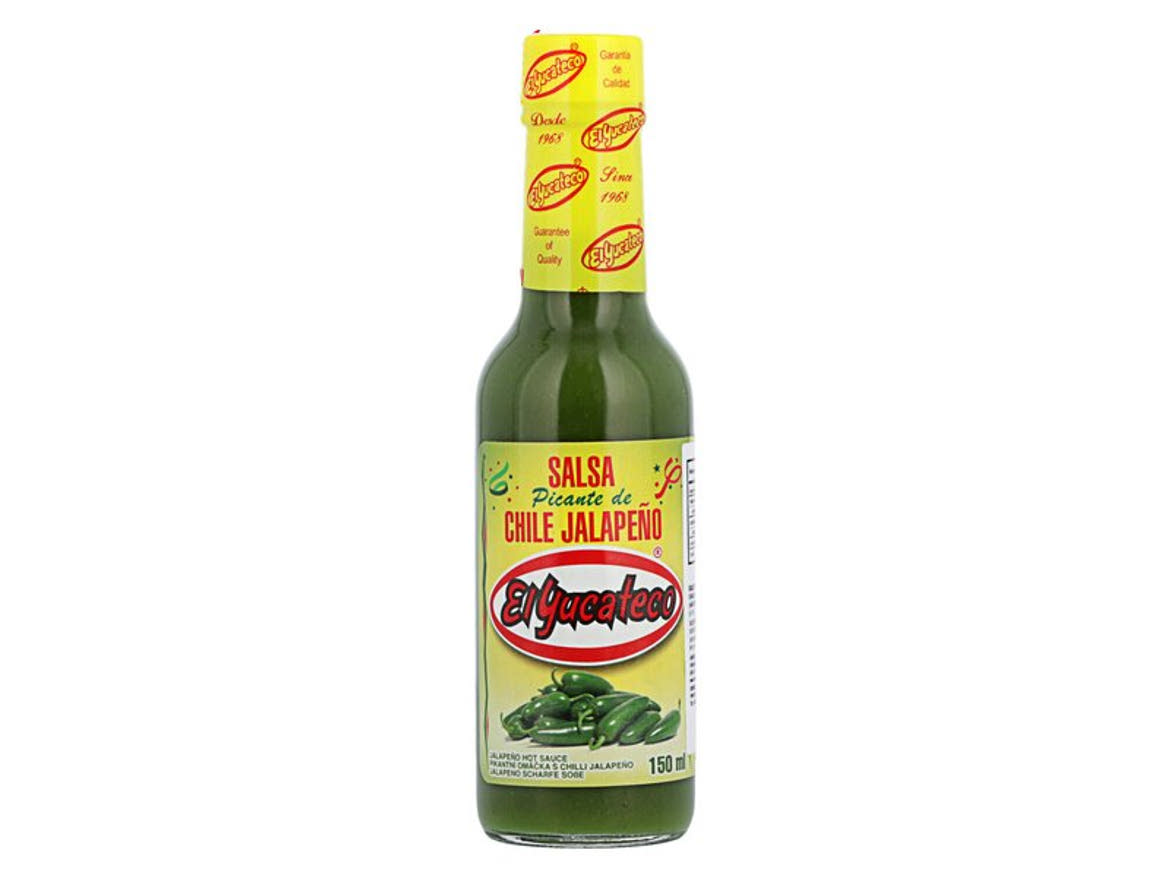 El Yucateco Salsa Picante enyhén csípős Jalapeno szósz