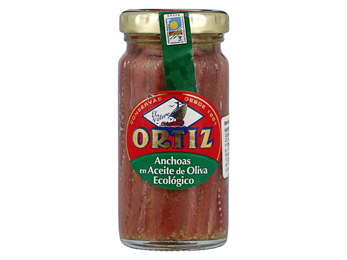 Ortiz bio szardella bio olívaolajban