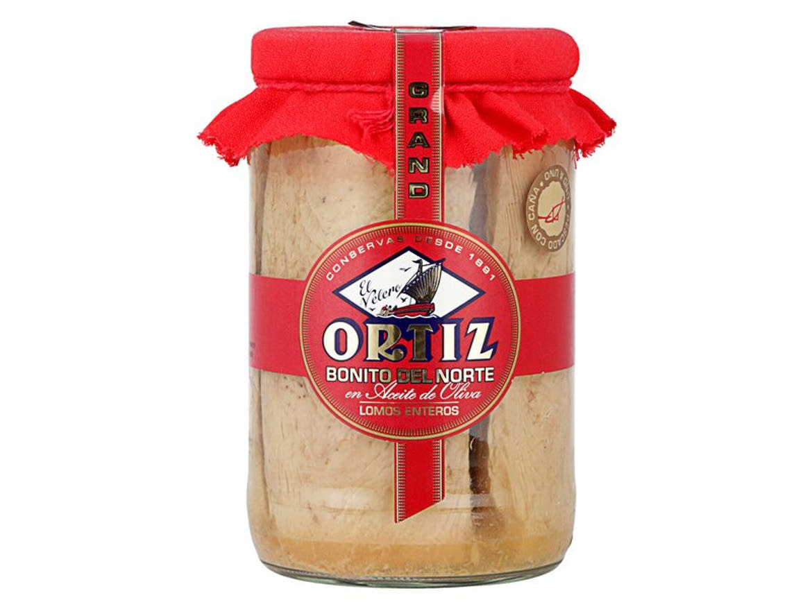 Ortiz Bonito del Norte tonhaldarabok olívaolajban